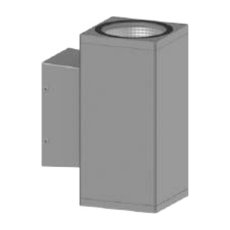 LED-Außenwandleuchte Tower, 13 W, Urbangrau, 3000 K