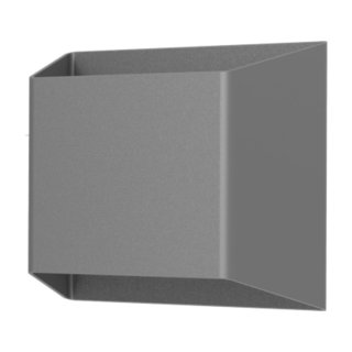 LED-Außenwandleuchte Zerouno, 13 W, Anthrazitgrau, 3000 K (B-013505)