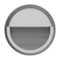 LED-Wandeinbauleuchte Sunset, 9 W, Urbangrau, 3000 K...
