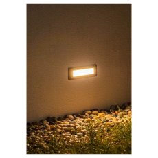 LED-Wandeinbauleuchte, 6 W, Anthrazitgrau, 3000 K