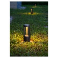 LED-Pollerleuchte 30 cm, 6 W, Urbangrau, 3000 K