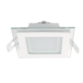 LED Downlight Glas Panel Eckig