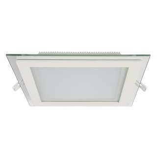 LED Downlight Glas Panel Eckig