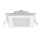 LED Downlight Glas Panel Eckig